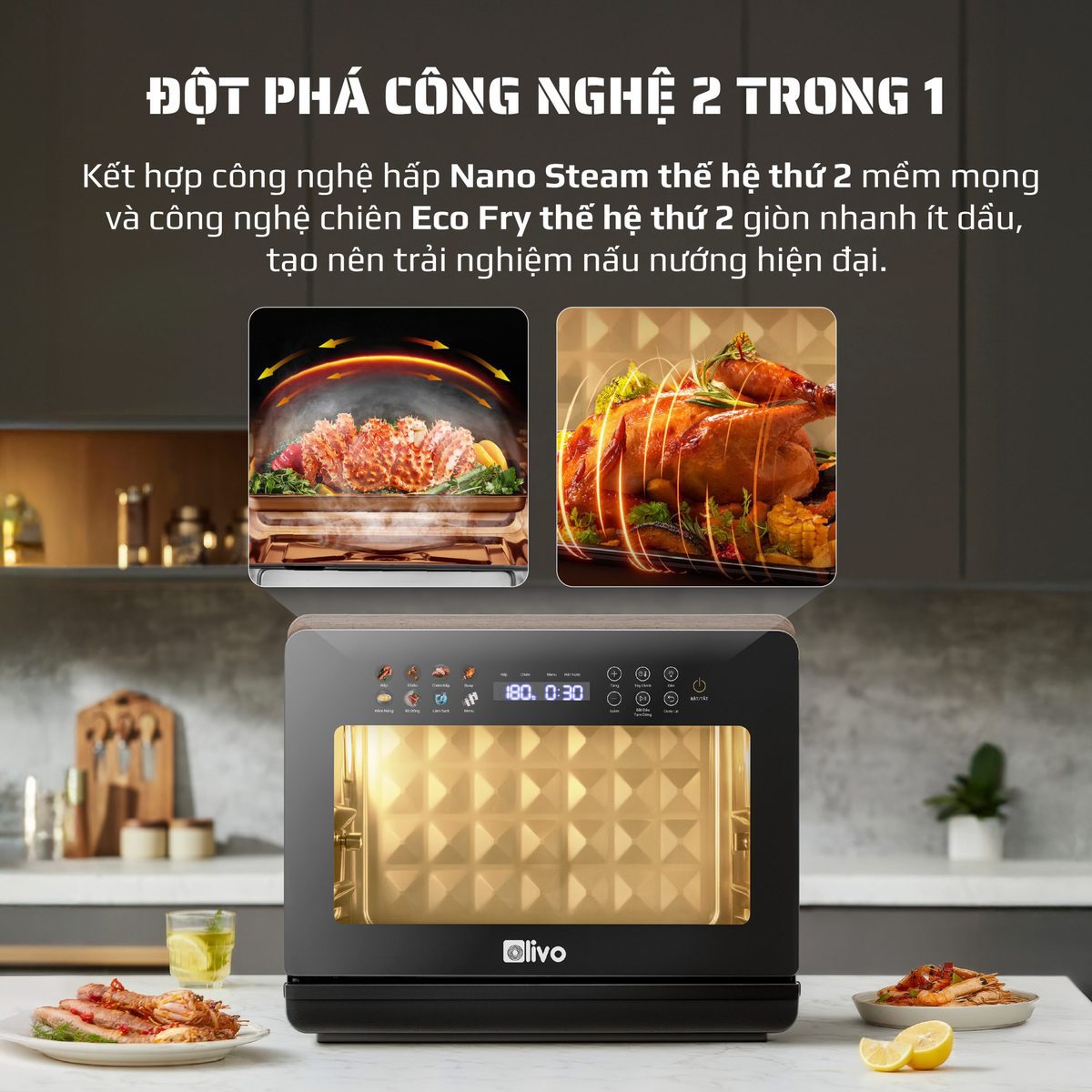 Nồi Chiên Hấp Olivo Steam Bảo Hành Bao Lâu? Quy Trình & Nơi Mua